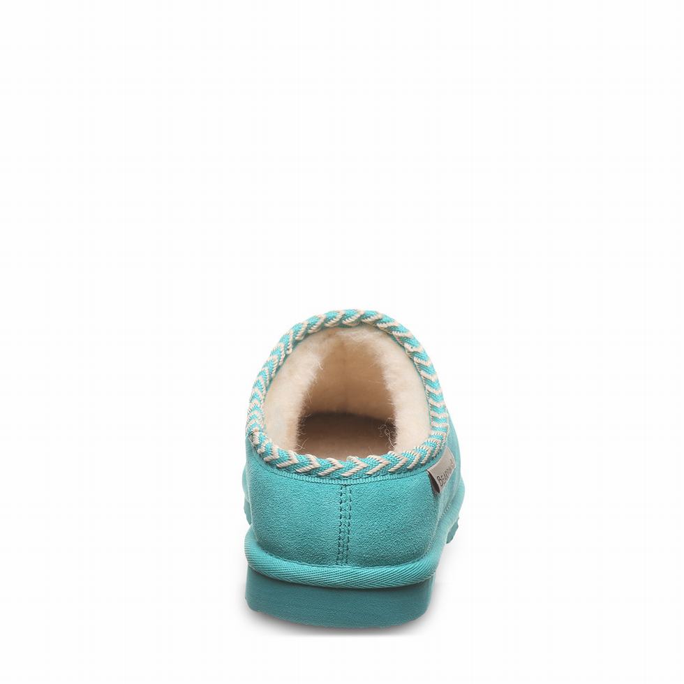 Women Bearpaw Tabitha Slippers Blue | ATC8382QO