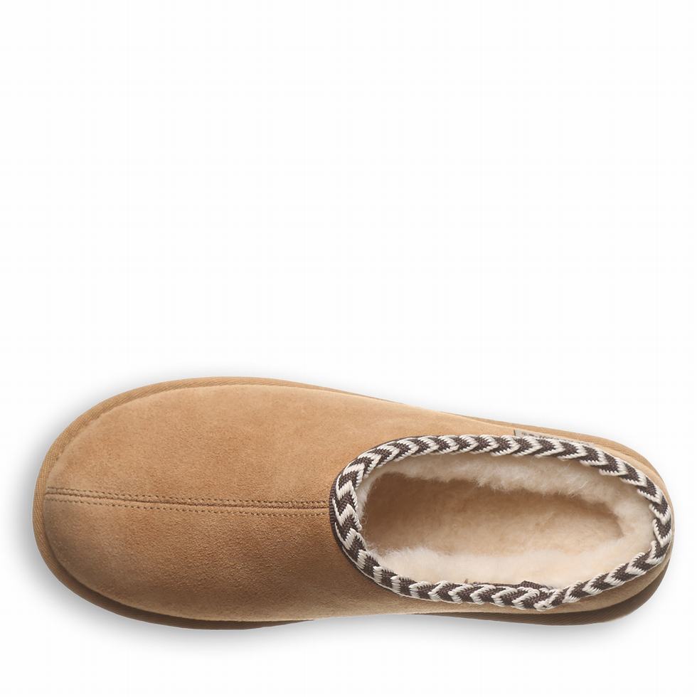 Women Bearpaw Tabitha Slippers Brown | JSB1545XK