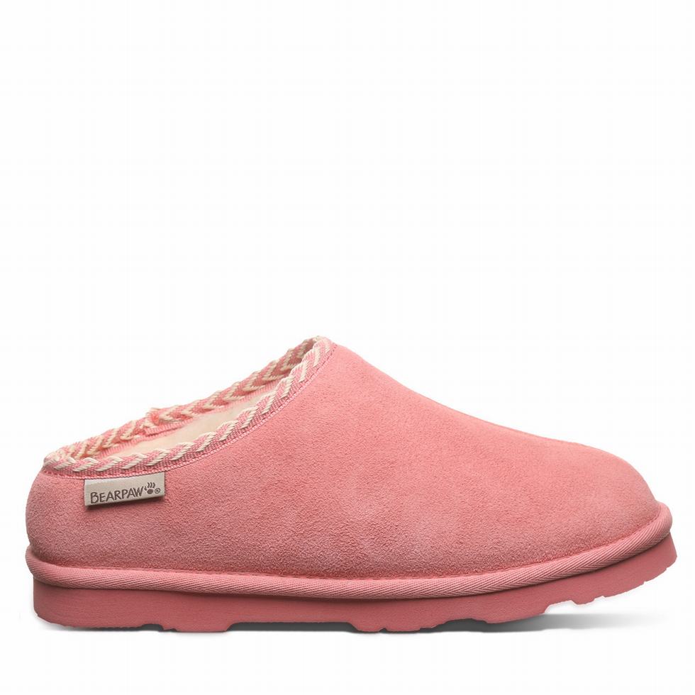 Women Bearpaw Tabitha Slippers Pink | PHL171VP