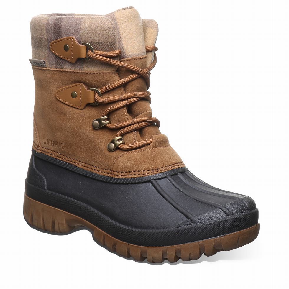 Women Bearpaw Tessie Boots Brown | GBT2029QW