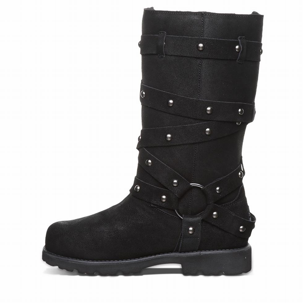 Women Bearpaw Theo Boots Black | DLL6730CZ