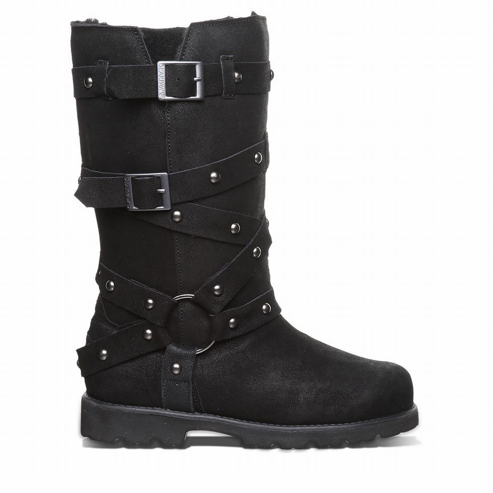 Women Bearpaw Theo Boots Black | DLL6730CZ