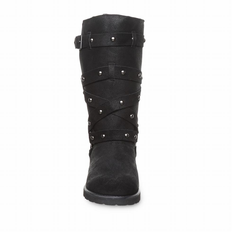 Women Bearpaw Theo Boots Black | DLL6730CZ