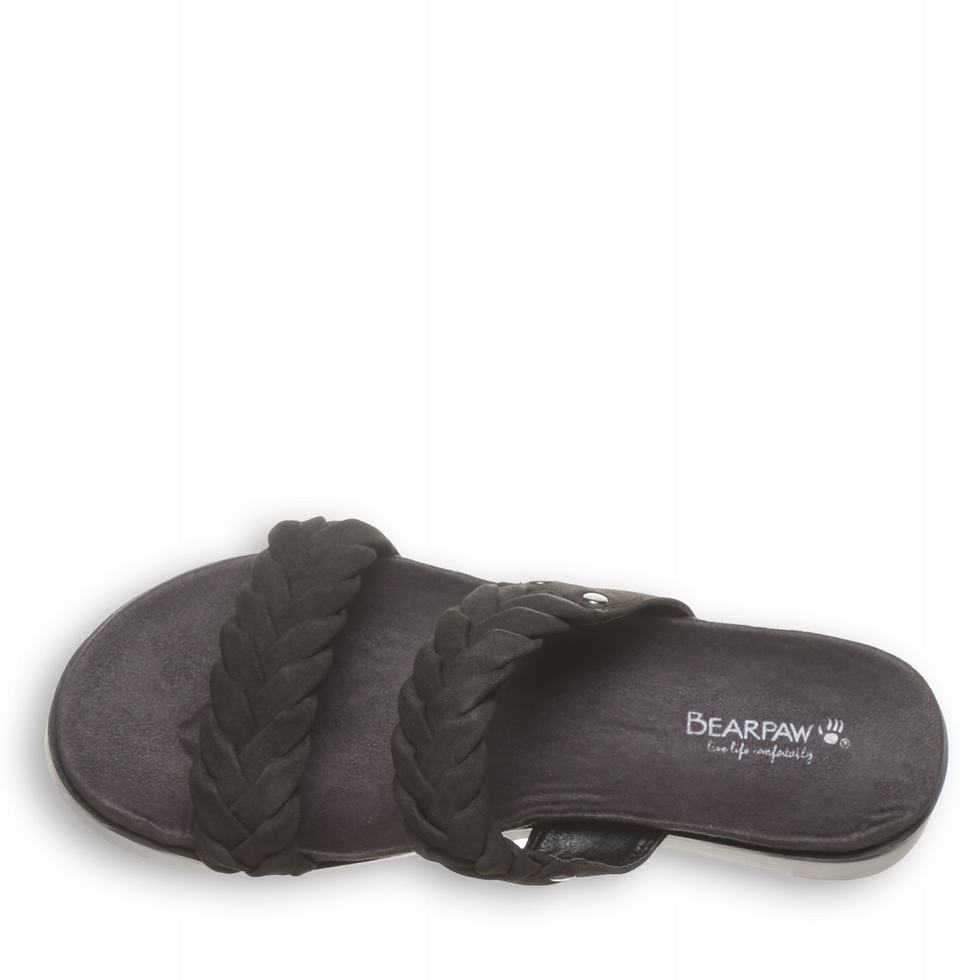 Women Bearpaw Thessa Sandals Grey | DUP8033JG