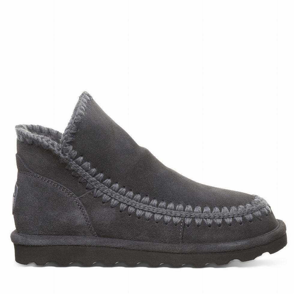 Women Bearpaw Winter Snow Boots Grey | BOZ243RM