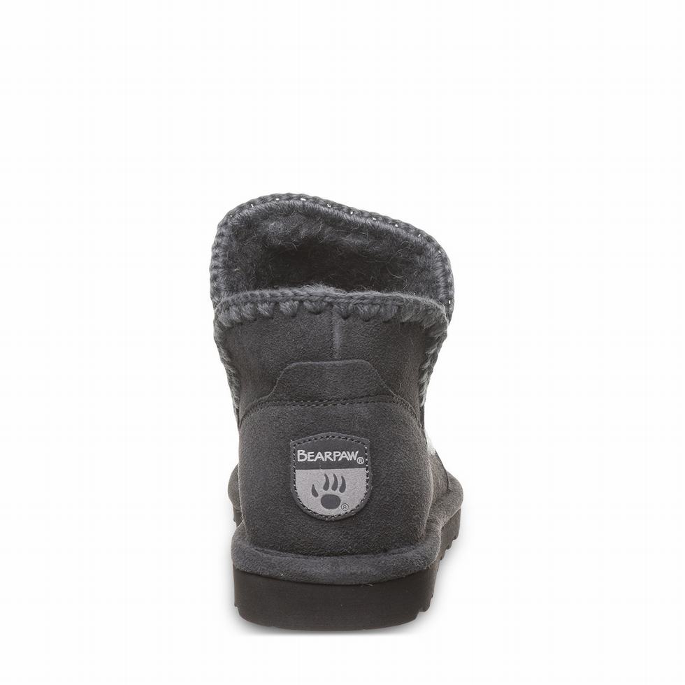 Women Bearpaw Winter Snow Boots Grey | BOZ243RM