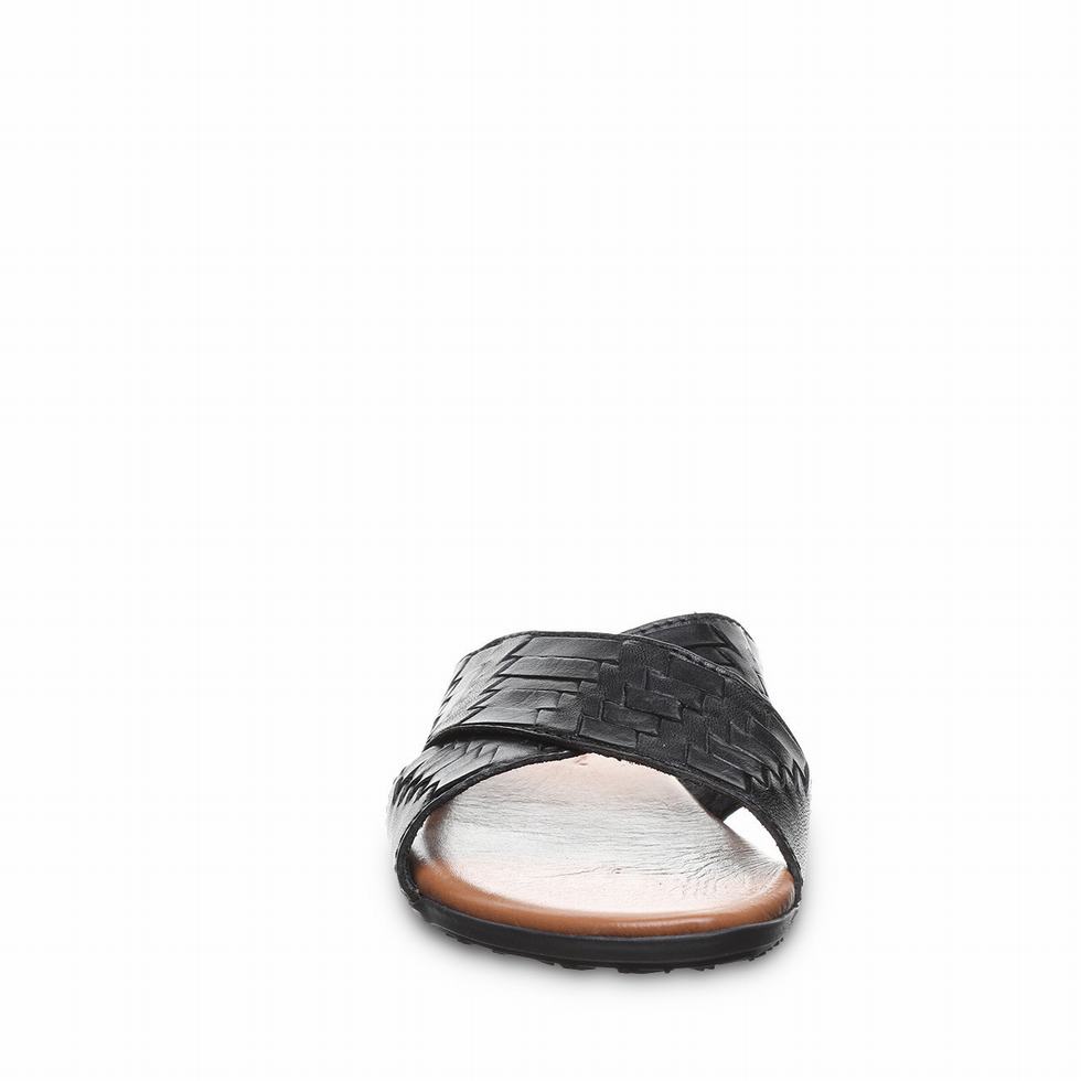 Women Bearpaw Ximena Sandals Black | DEX7669IG