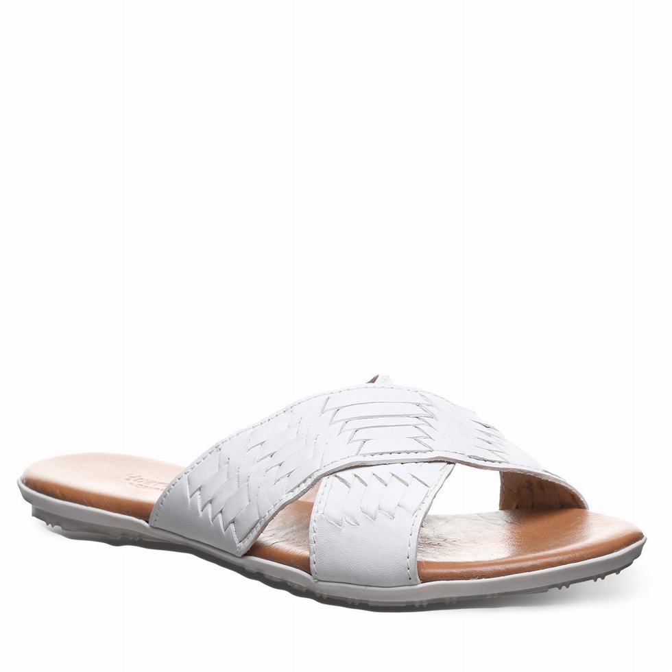 Women Bearpaw Ximena Sandals White | XCO488MM