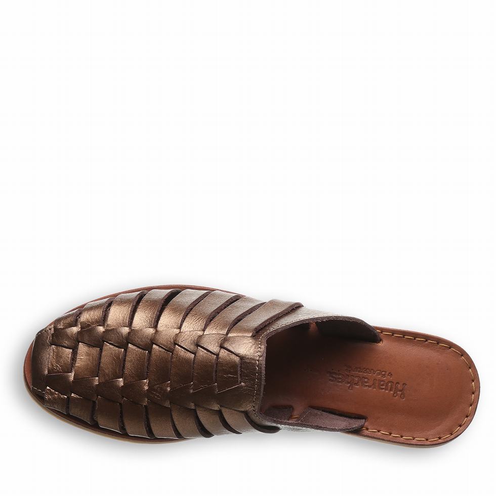 Women Bearpaw Zelda Sandals Brown | ZAJ5671QI