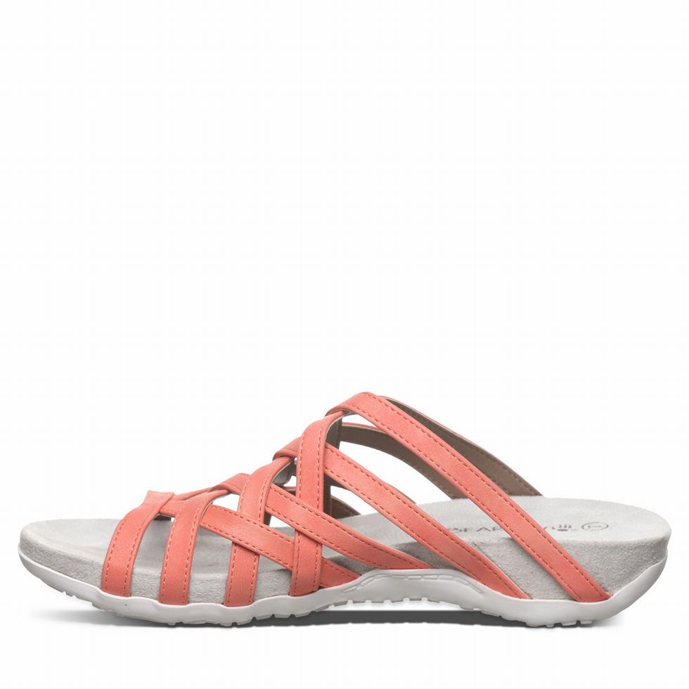 Women Bearpaw Zinnia Sandals Pink | ULU2534YJ